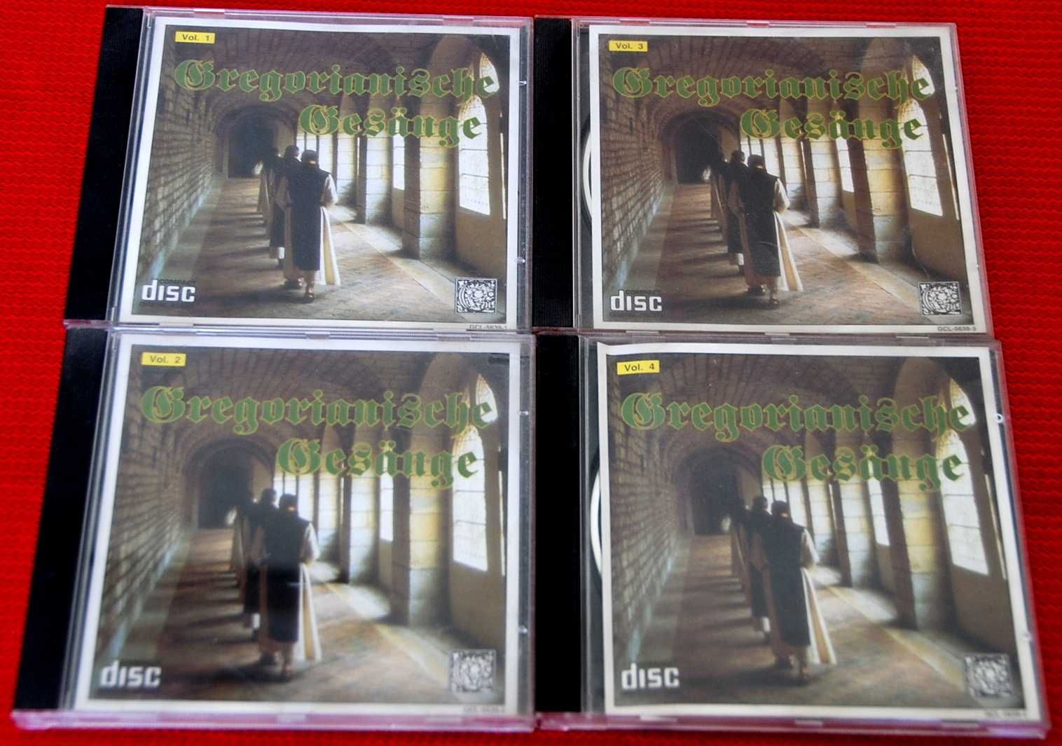 4 CD Gregorian Chants chór gregoriański Gregorianische Gesänge