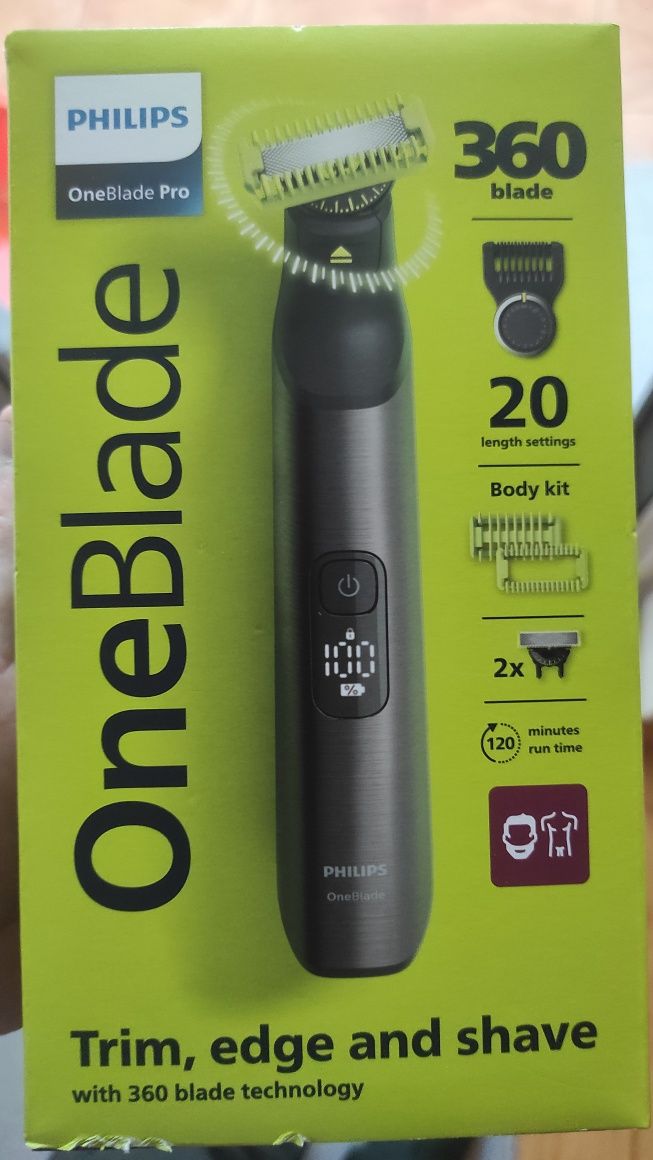 Oneblade 360 NOVA e embalada