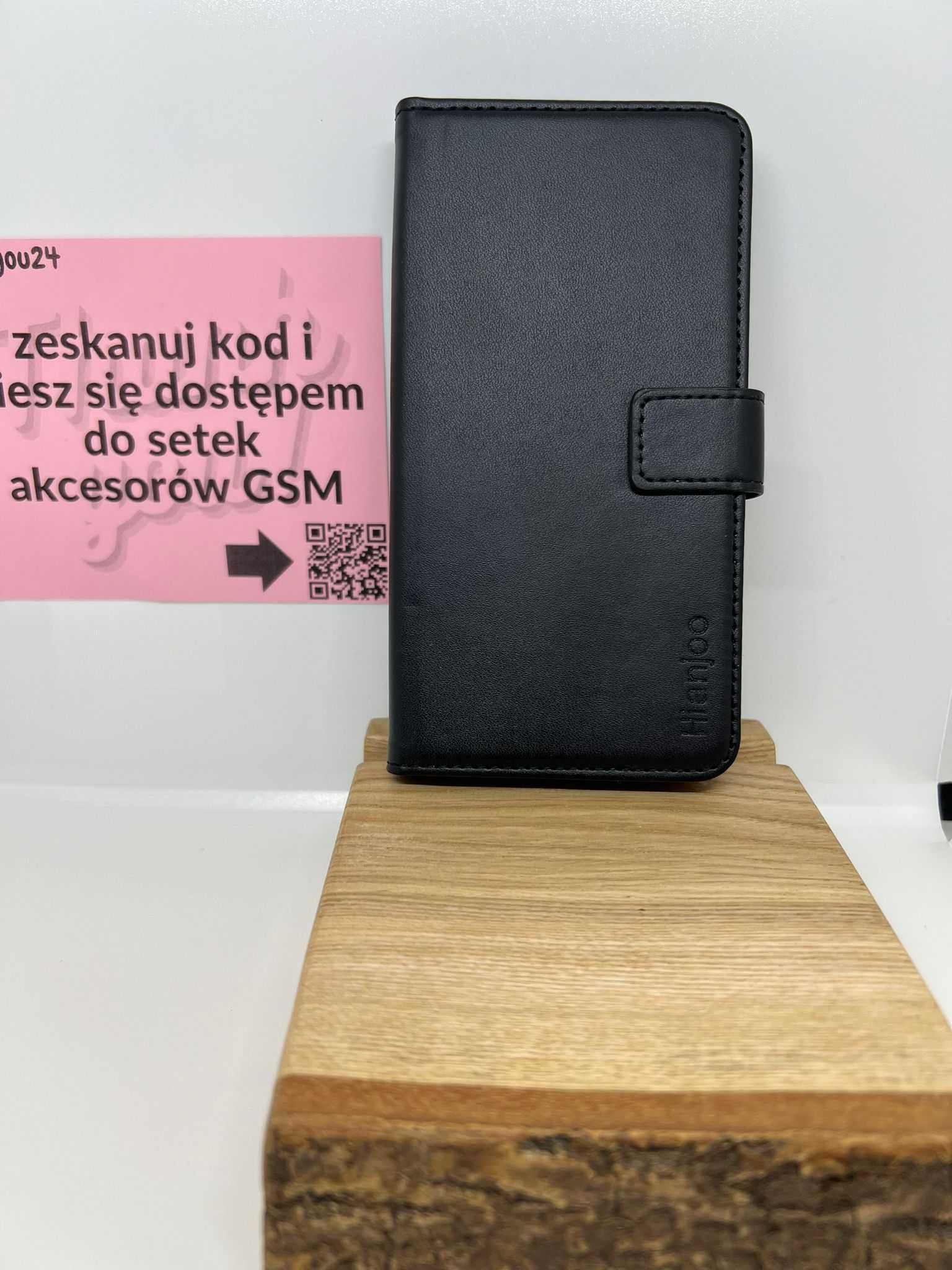 Etui skórzane, zamykane | eleganckie | Huawei P40 - black