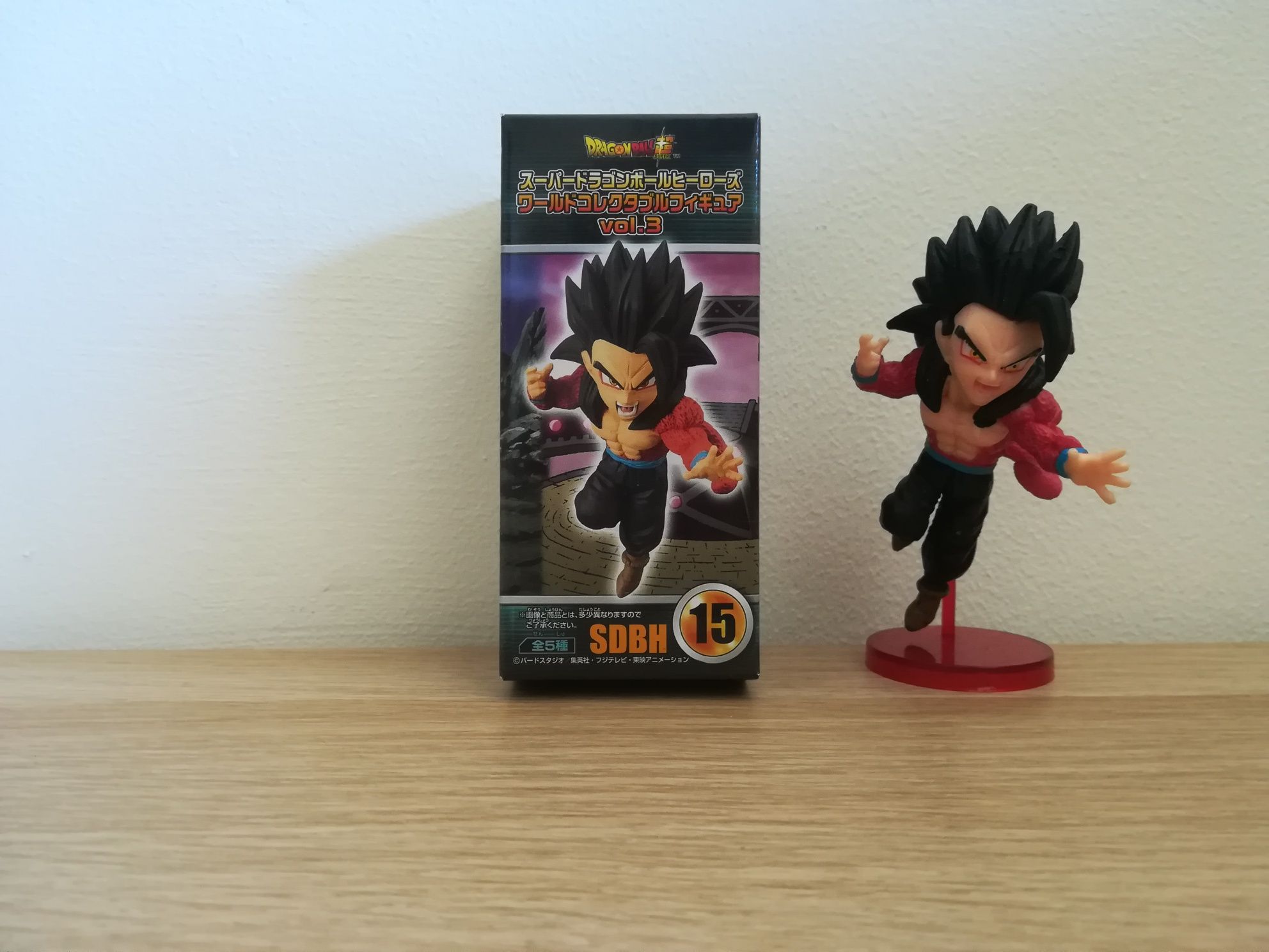 5 figuras Dragon Ball super heroes