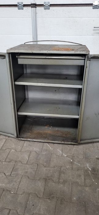 Szafka Warsztatowa Narzedziowa metalowa zamykana warsztatowa 90x65x45