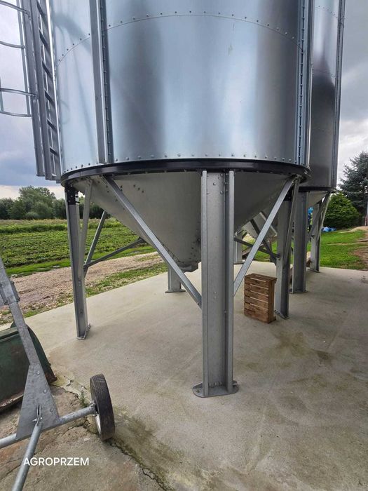 Silos lejowy zbożowy AS 25ton / zbiornik bin