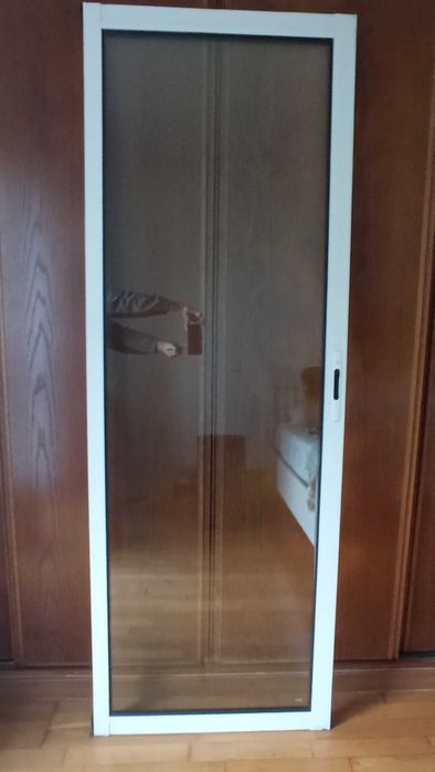 Janelas de alumínio, 205 x 140cm, vidro duplo