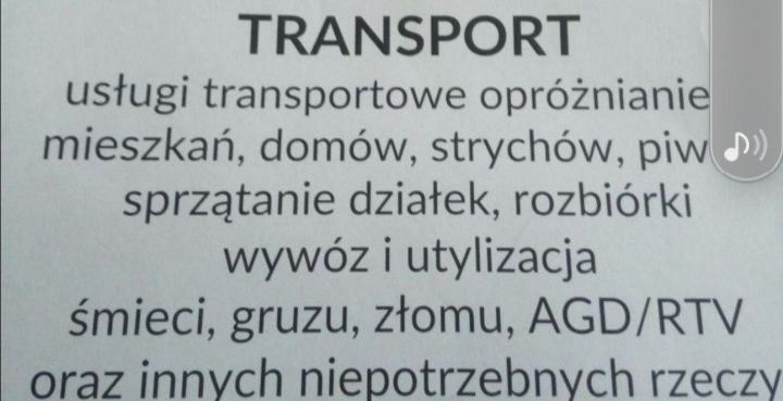 Sprzatanie oproznianie wywoz utylizacja smieci rozbiorki altan garazy