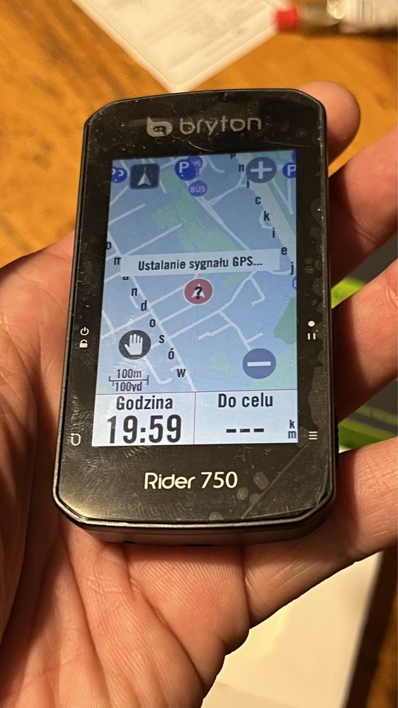 Licznik z GPS i nawigacją Bryton Rider 750 nowy