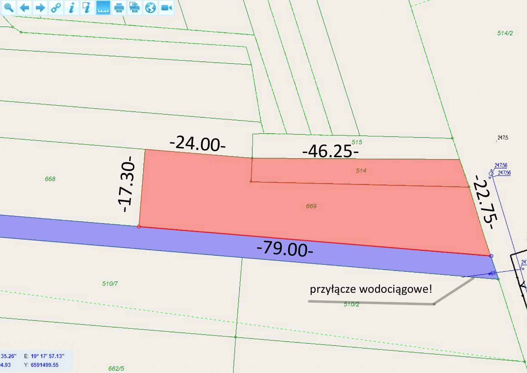 Działka budowlana Cegielnia Mstów