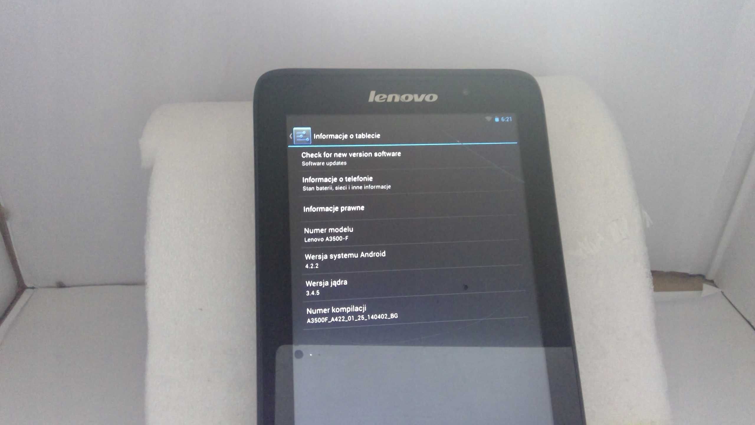 Tablet Lenovo A3500F 7" nr1193