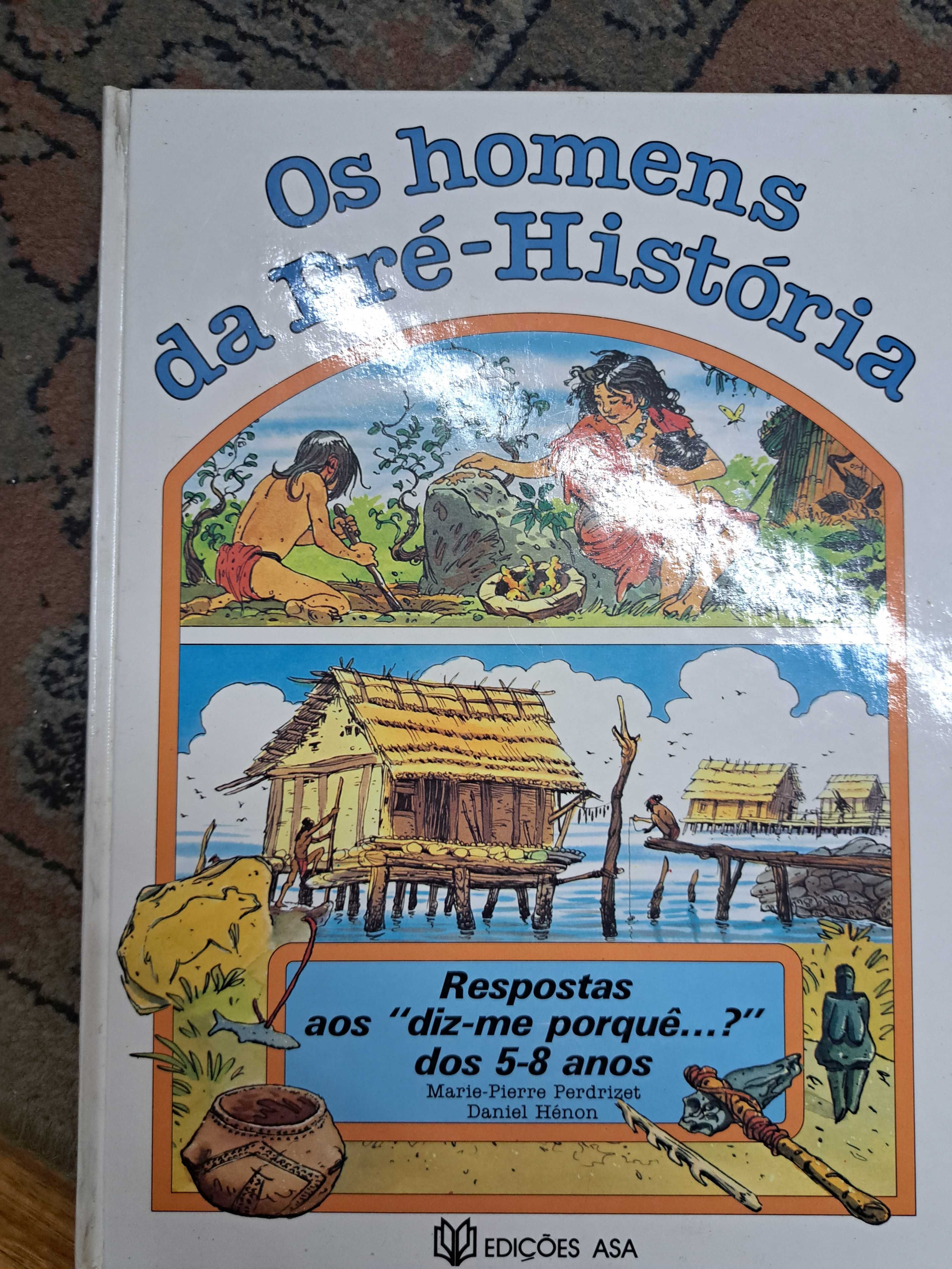 Livro infantil "os homens da pré-história "