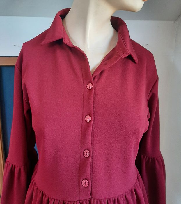 Ładna sukienka ciążowa bordo Fasardi M