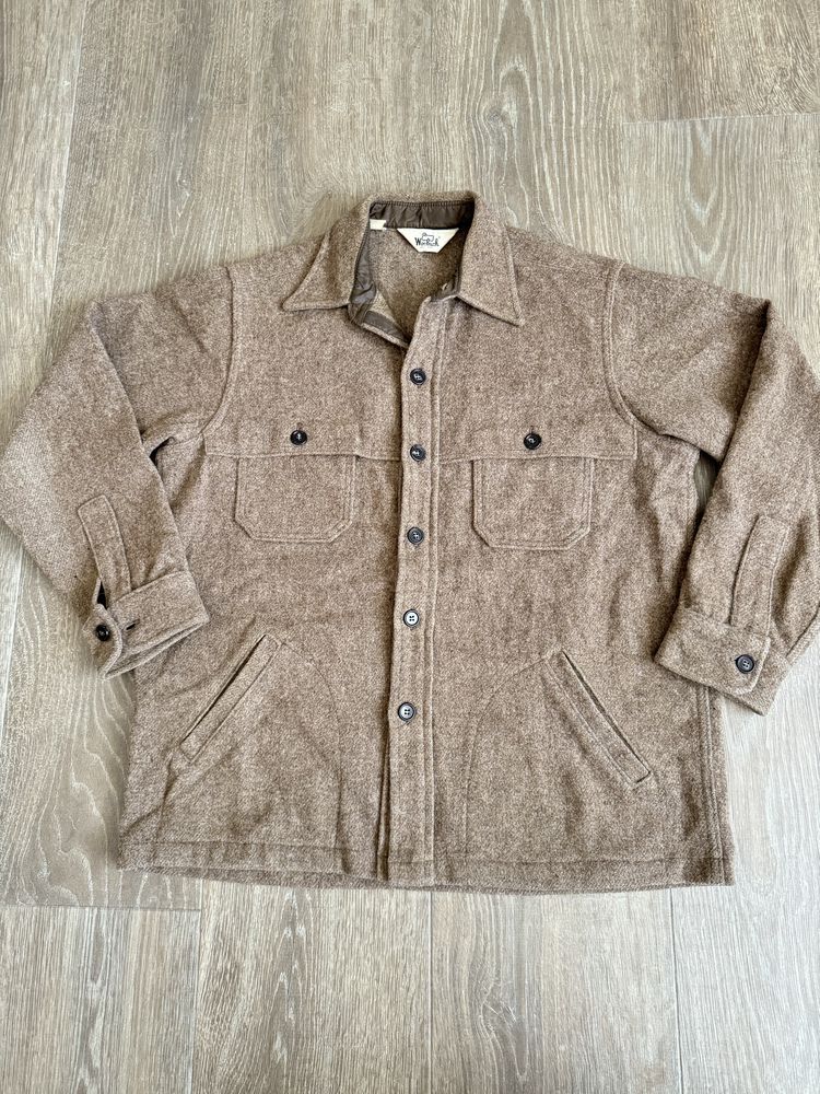 Жакет сорочка woolrich shaggy wool classic button-up