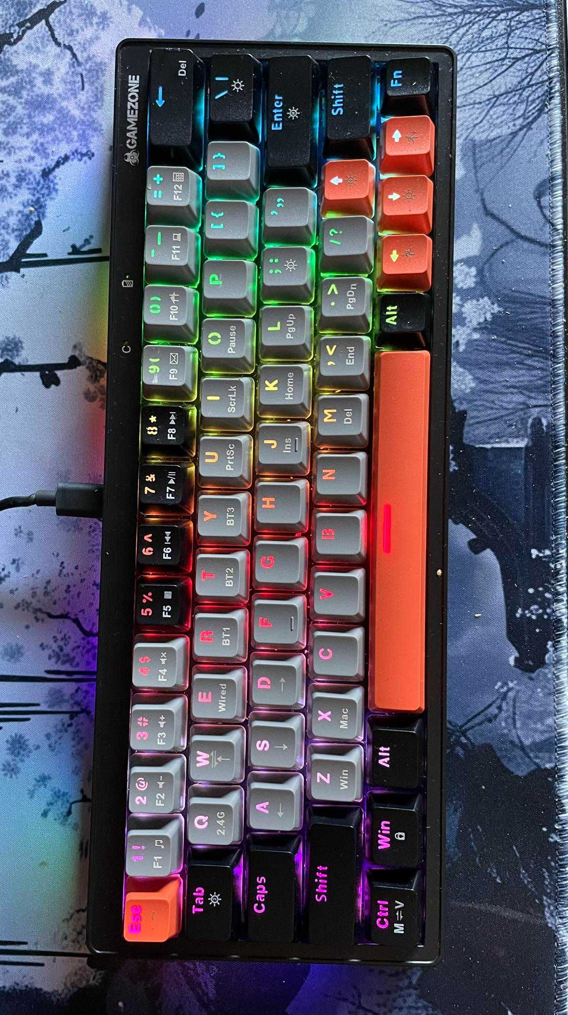Klawiatura mechaniczna Tracer GameZone EVO – RGB, BT/USB-C