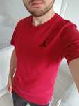 Męski t-shirt/koszulka Jordan DC7485.687 - rozmiar S, czerwony