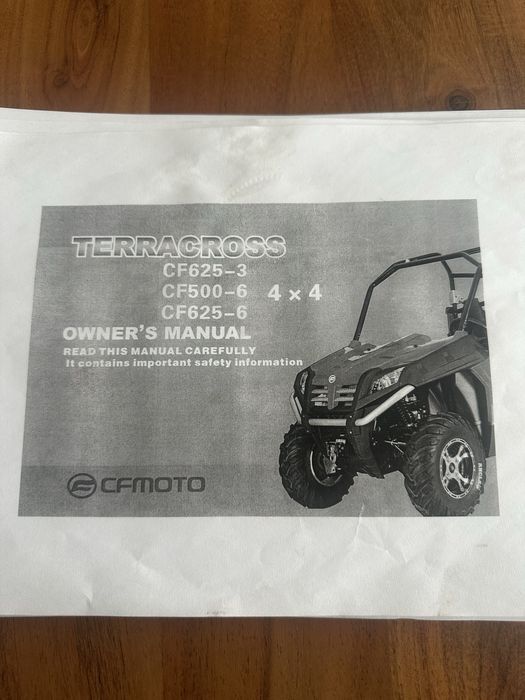 Buggy CF-MOTO 625 Terracross 4x4