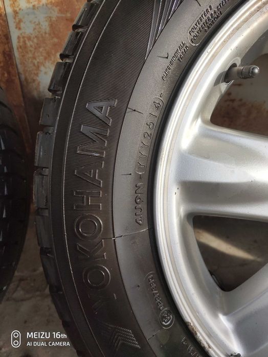Шини зимові на литих дисках R15 з  СУБАРУ ІМПРЕЗА