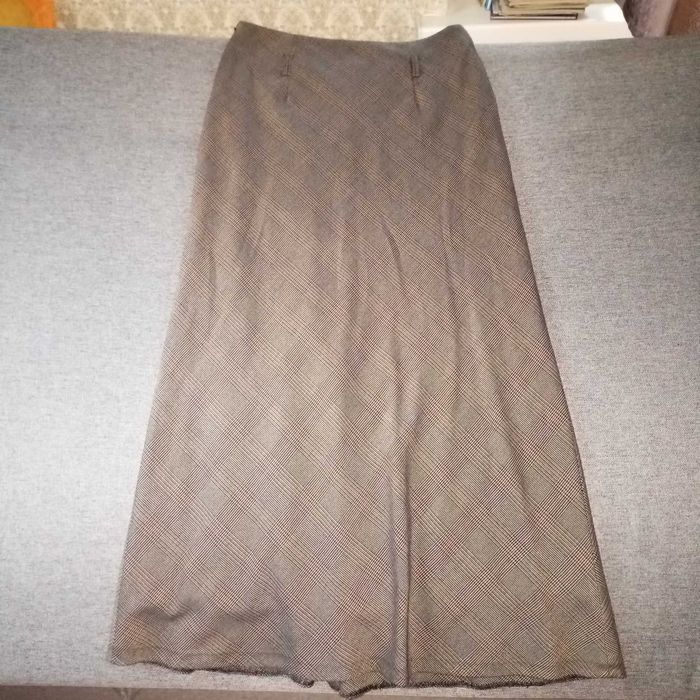 Шикарная длинная юбка в клетку. Юбка в пол East5Th