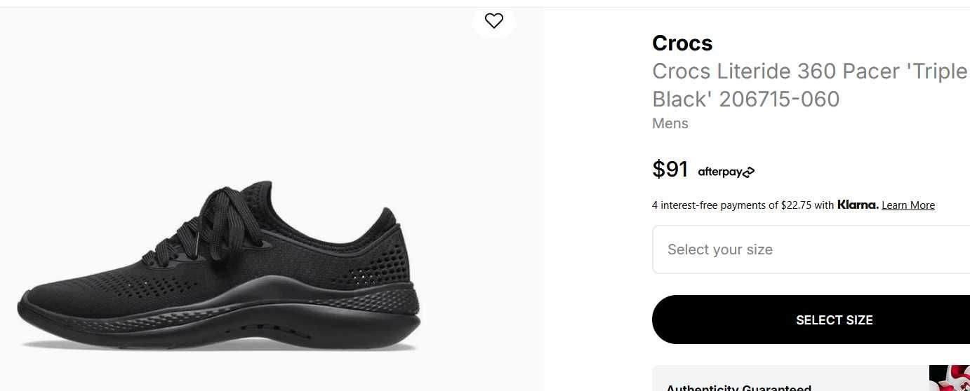 Кросівки унісекс Crocs Literide 360, 42-43р