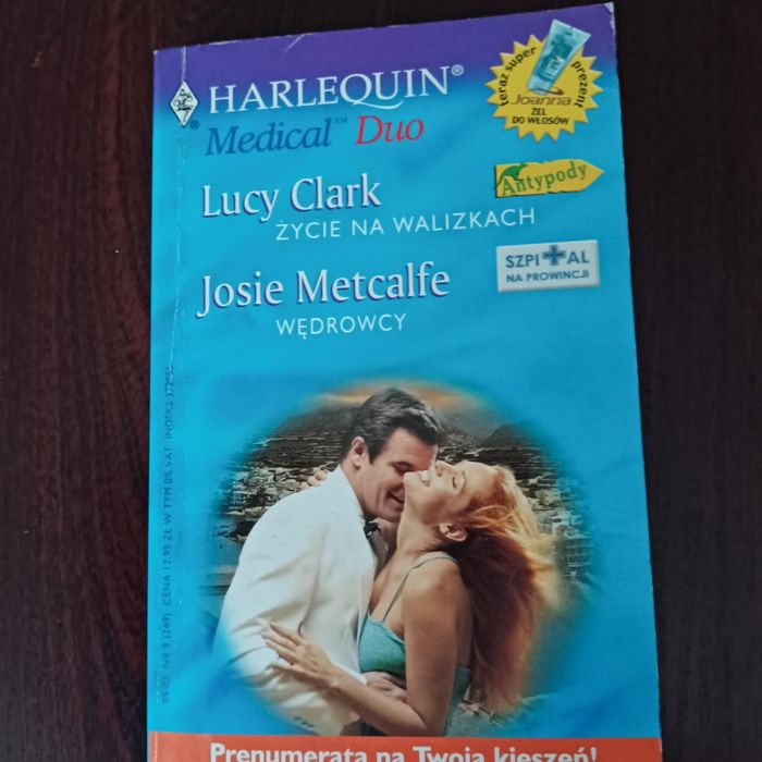 56.,, Życie na walizkach"Lucy Clark, ,,Wędrowcy" J.Metcalfe