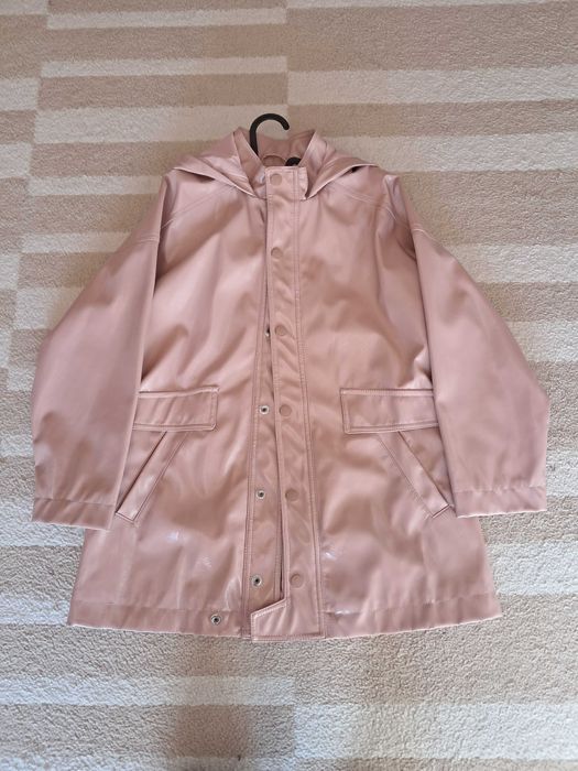 Blusão Impermeável de Menina ZARA – Rosa Velho