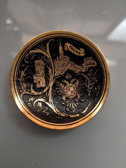 Mini Prato Deco Damasquino de Toledo (Espanha)
Uma pequena joia de art