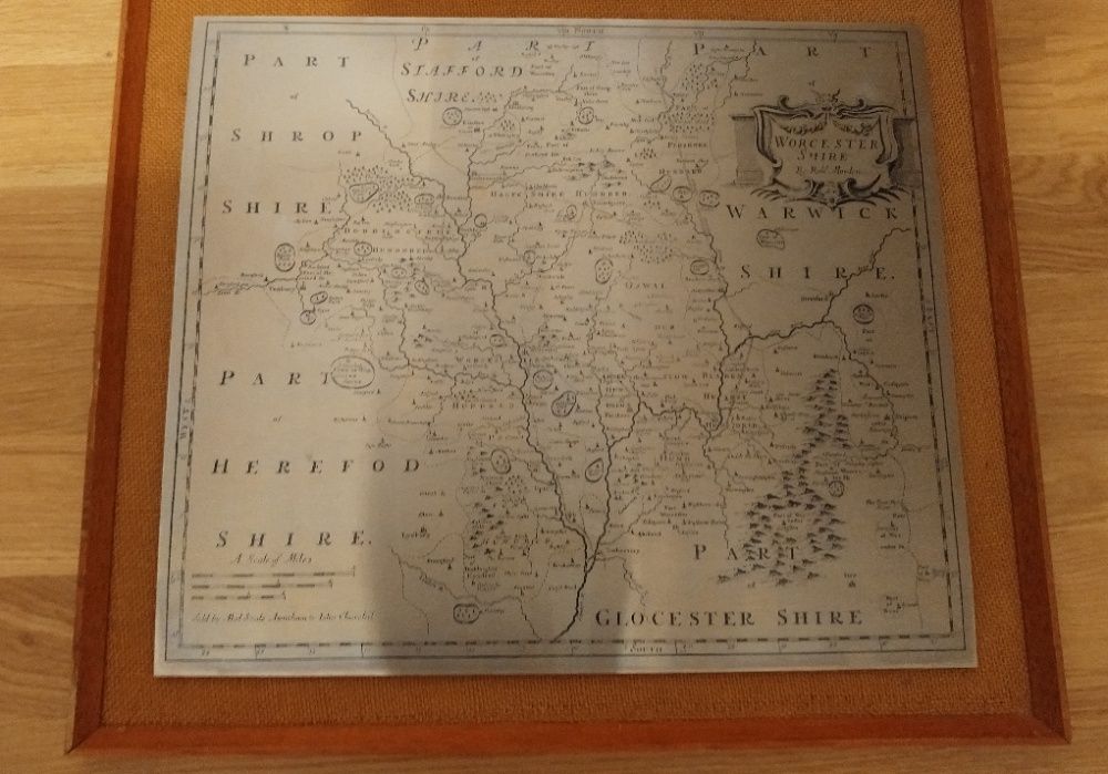 Mapa Hrabstwa Anglii