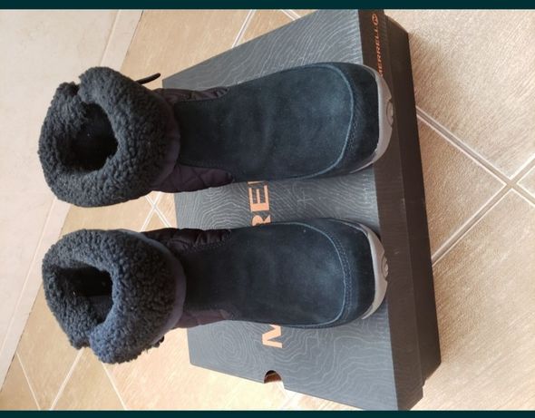 Жіночі зимові сапожки демісезон (женские ботинки) Merrel, как columbia