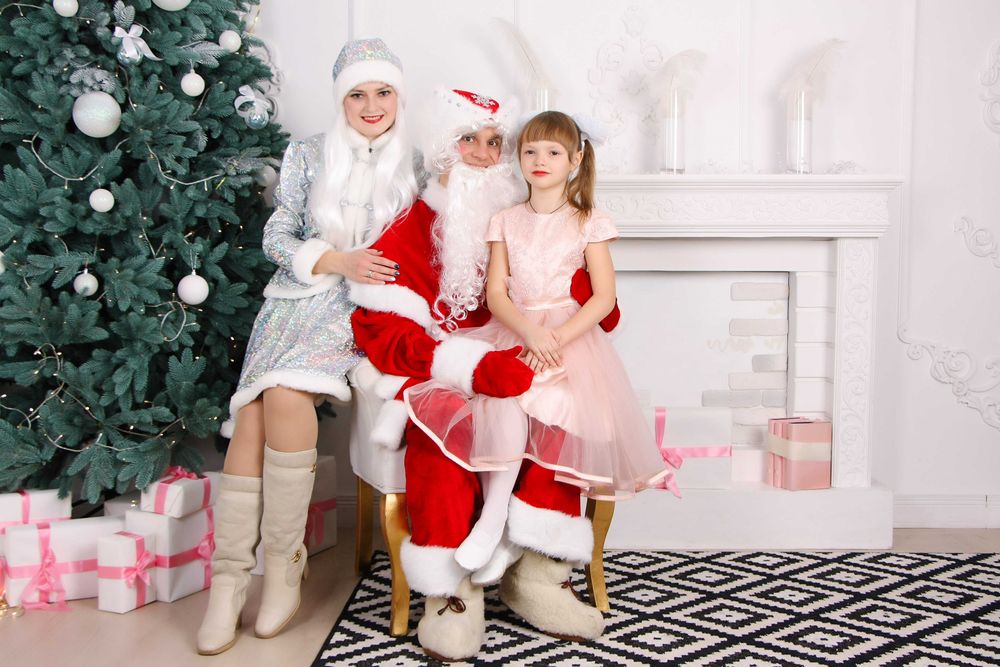 Новорічне Експрес привітання Санти+ Місіс або Дід Мороз+ Снігуронька