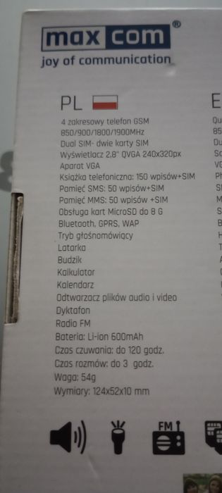 Telefon maxcom MM136