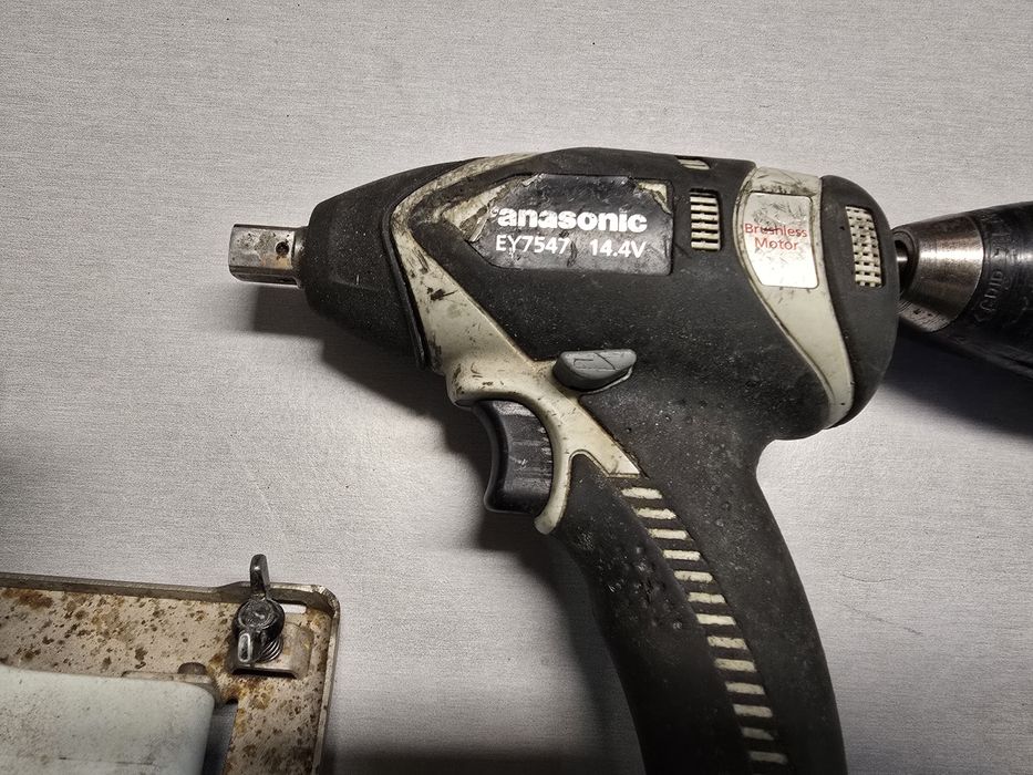 PANASONIC 5 szt elektronarzędzi na części, uszkodzone.