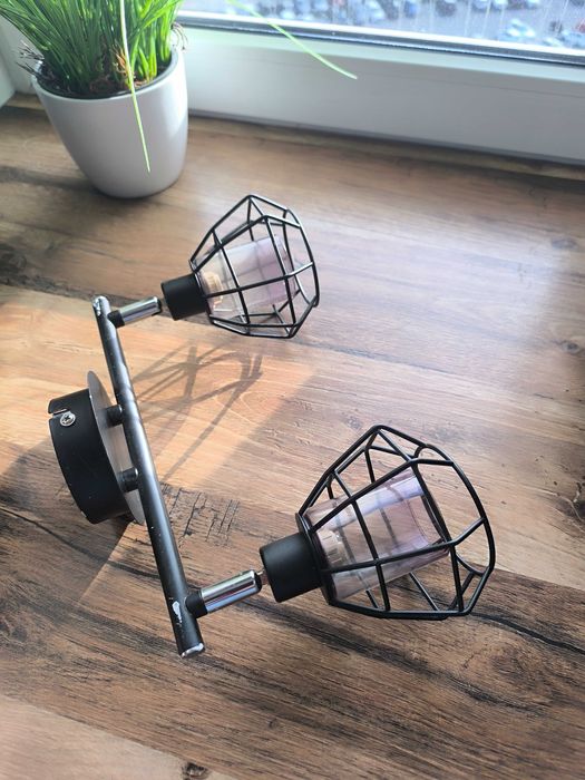 Sprzedam kinkiety ścienne 2 szt loft retro