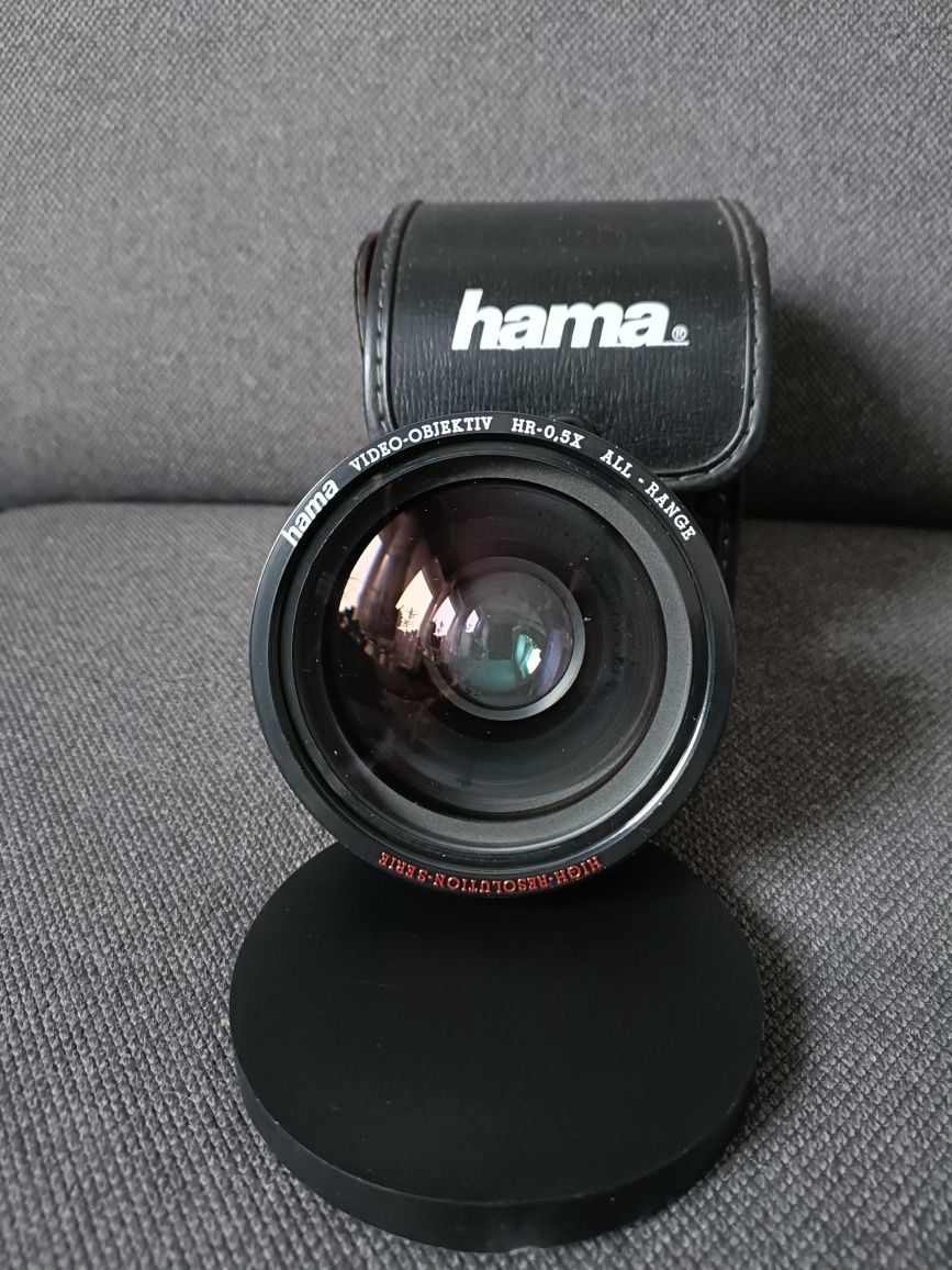 Hama video-objektiv HR 0.5

Stan jak nowy - zdję