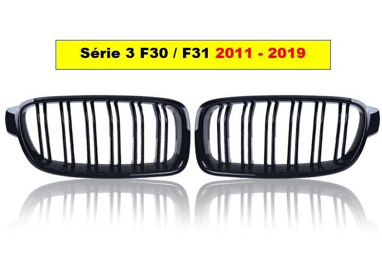 PROMOÇÃO Grelhas Dupla Barra listas ///M BMW F10 F11 F20 F21 F30 F31