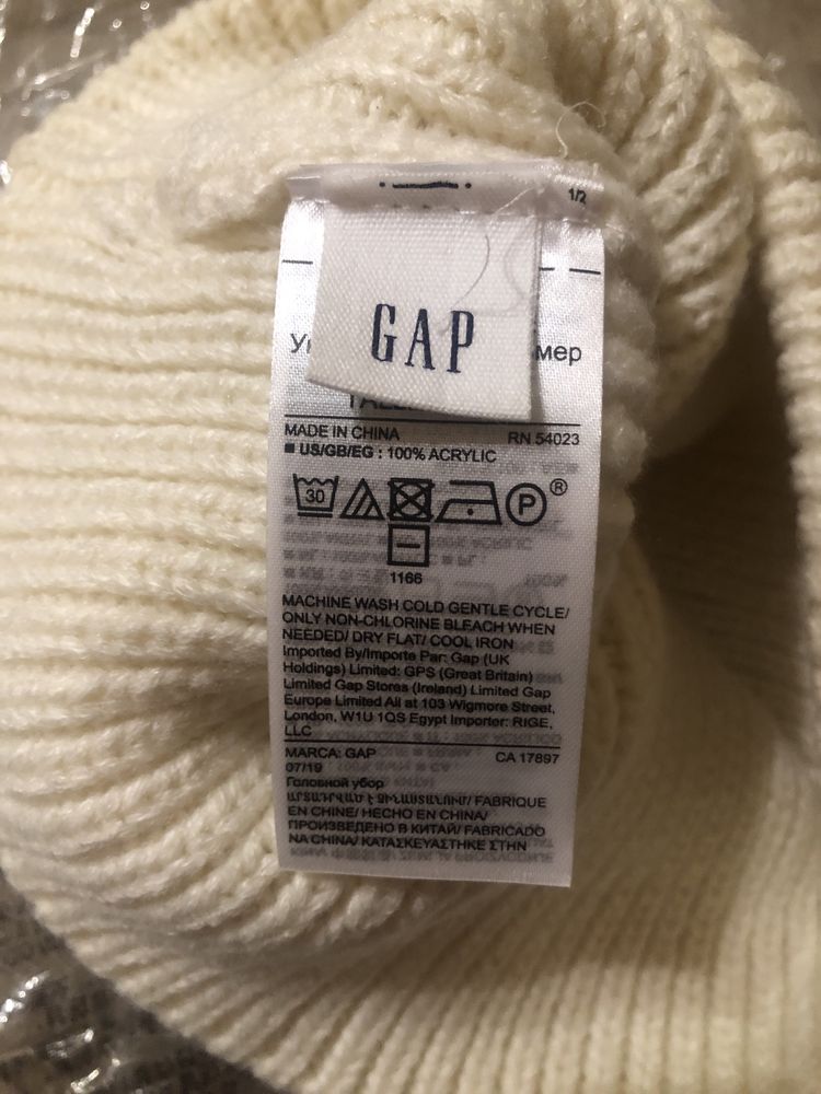 Новая женская шапка gap, демисезонная