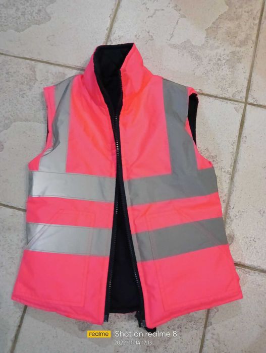 Ciepła kamizelka odblaskowa rozm. 122-128