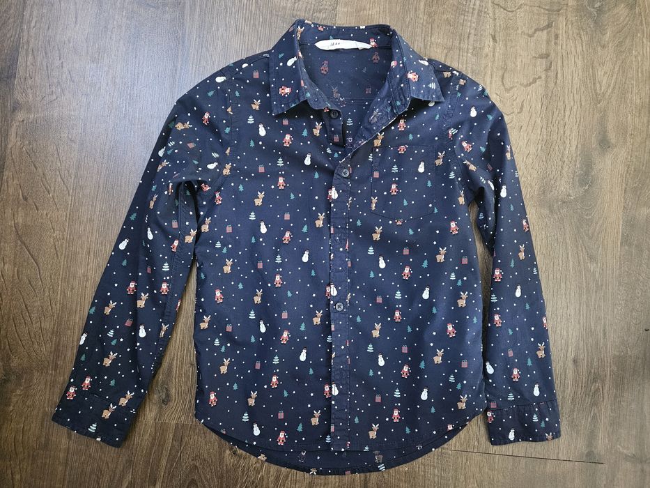 Świąteczną koszula chłopięca H&M