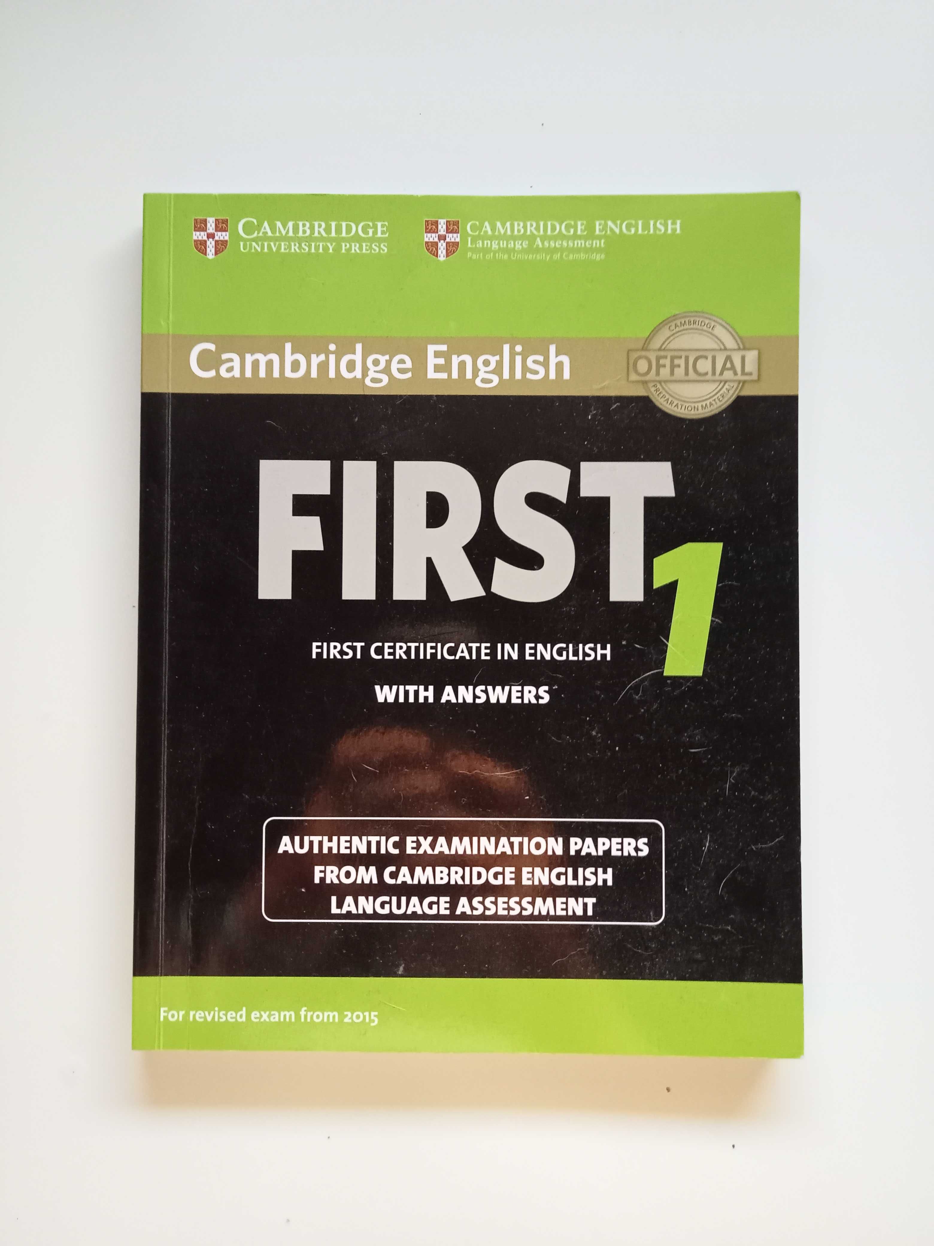Livro First Certificate - Cambridge School