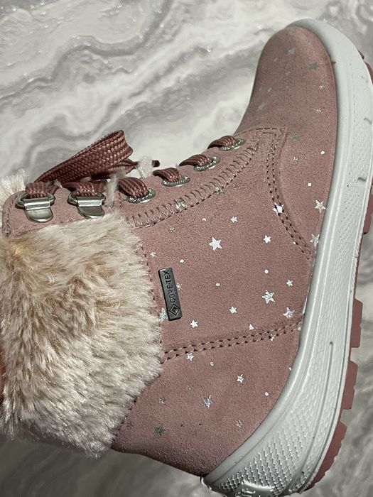 красивые кожаные зимние ботинки Superfit Gore-Tex 28 p