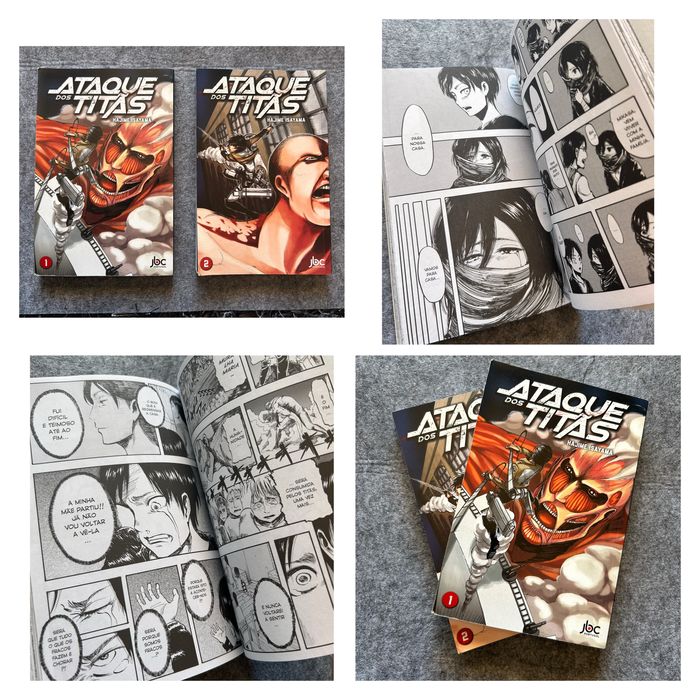 Livro Ataque dos Titans em Português, volume 1