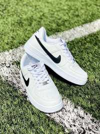 Кроссовки Nike Air Force White Black, найк аир форс, nike air force