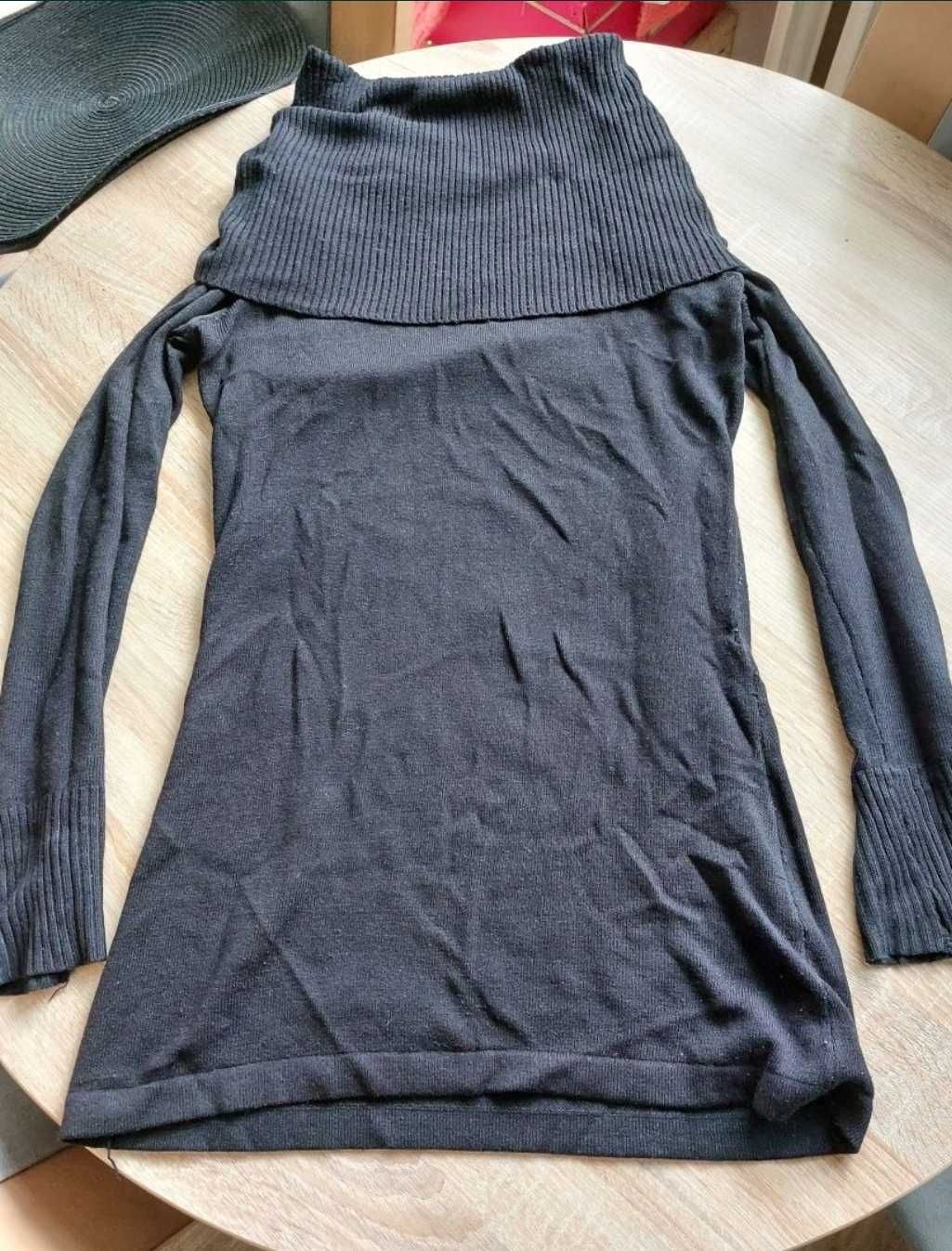 Sweter tunika firmy Atmosphere czarny