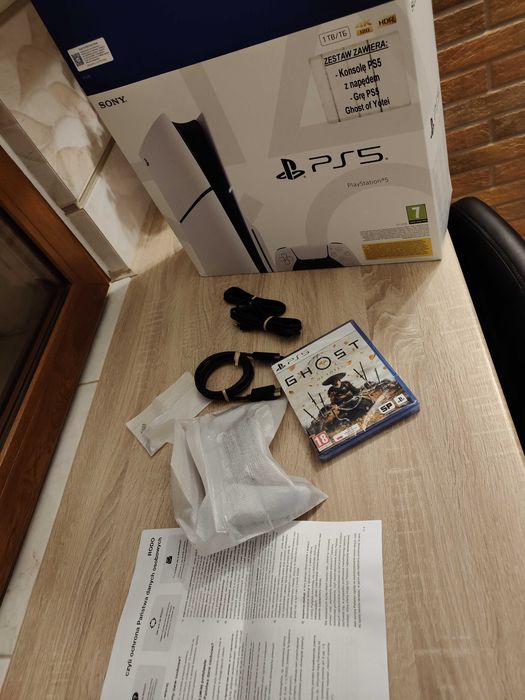Konsola PlayStation 5 1 TB z napędem NOWA+ GRA GHOST OF YOTEI OKAZJA!