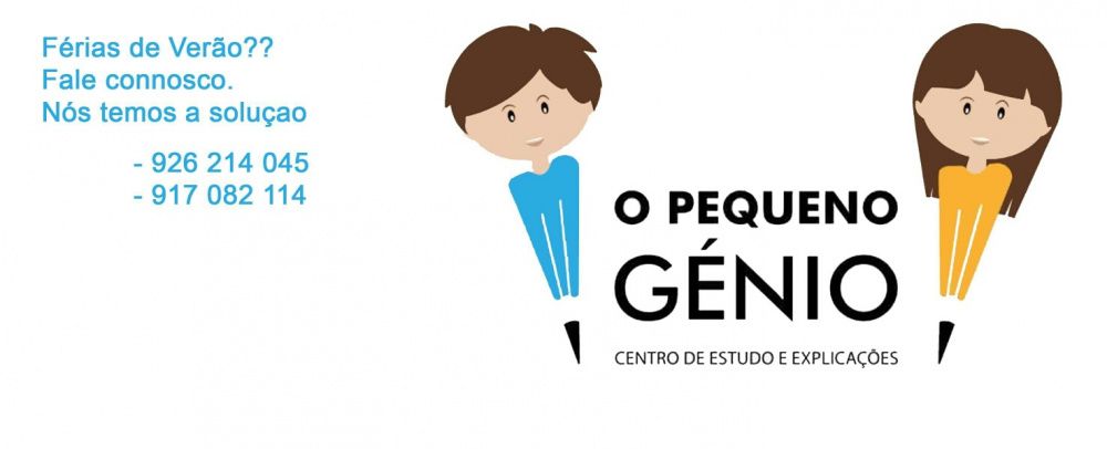 Centro de explicações O Pequeno Génio aulas matemática, físico-quimica