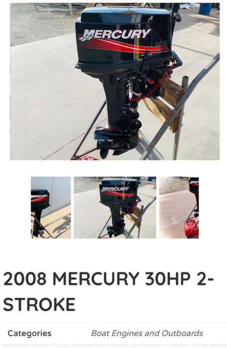 Лодочний мотор Mercury 30