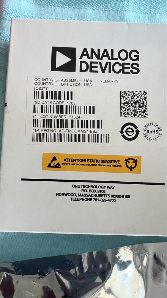 Płyta rozwojowa XILINX ZedBoard Zynq EK-U1-ZCU102-G, Analog devices.