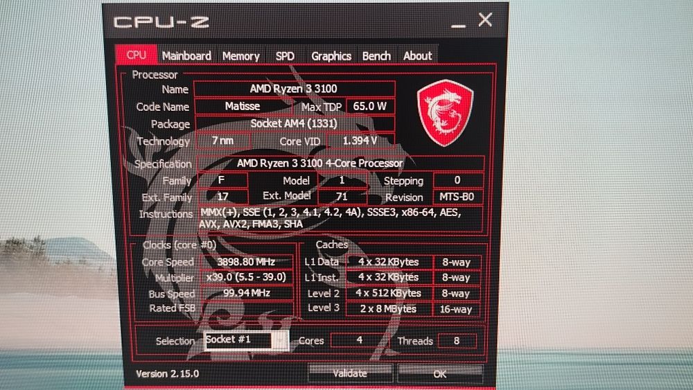 Komputer gamingowy – Ryzen 3 3100 / GTX 1650 D6 / 16GB DDR4 / SSD + HD