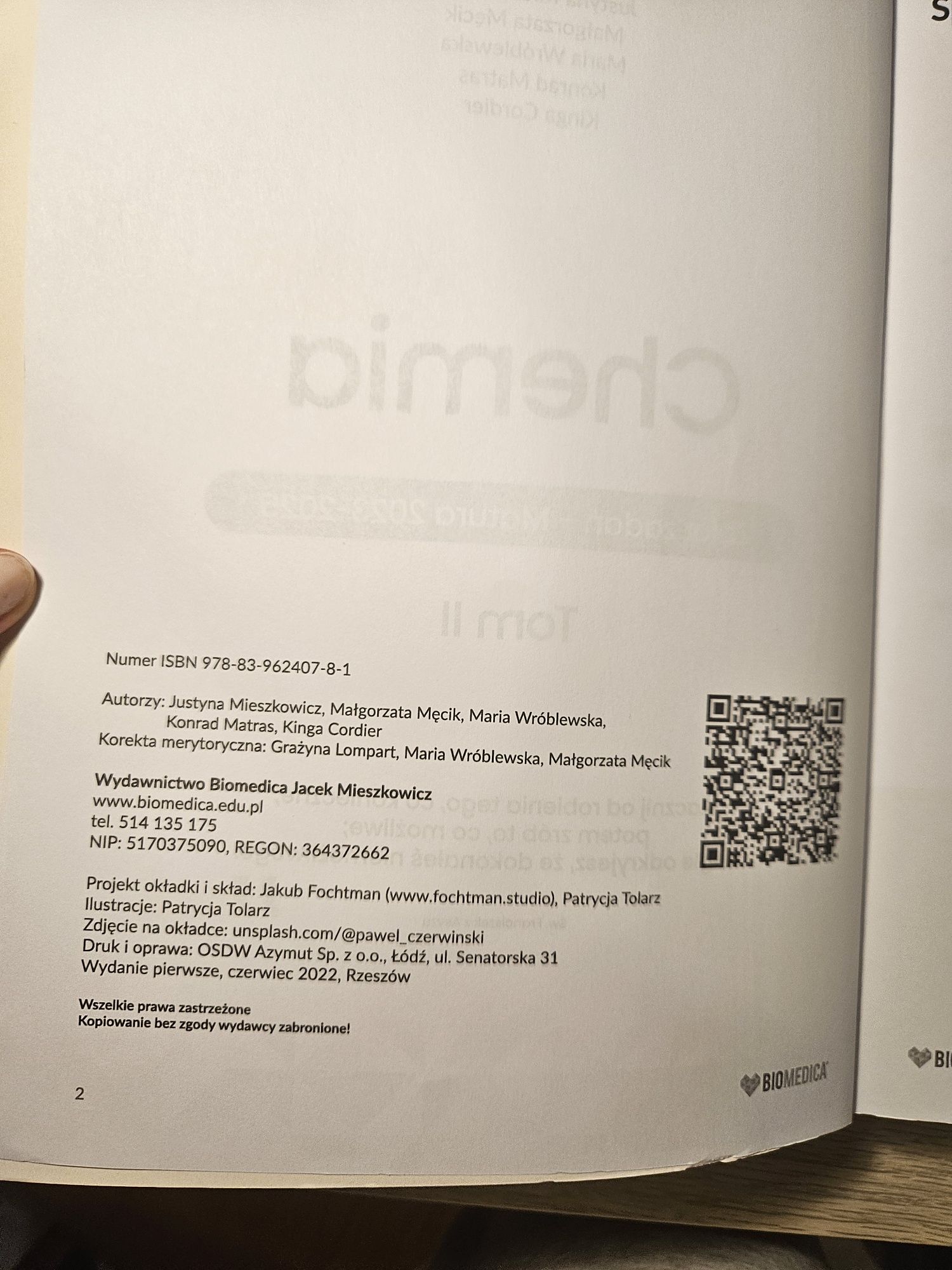 Chemia zbiór zadań 2 biomedica