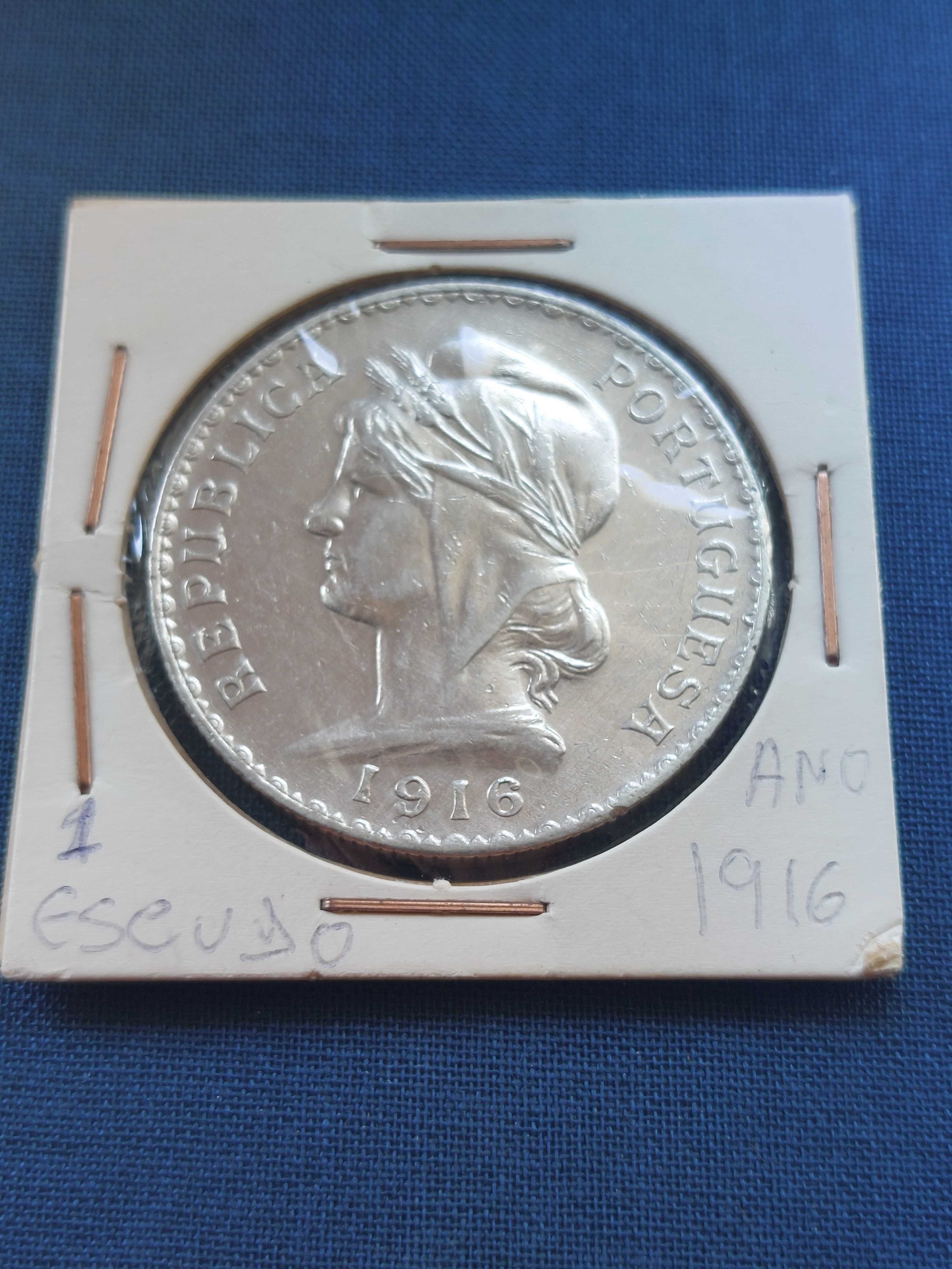 Moedas de Prata  1 escudo