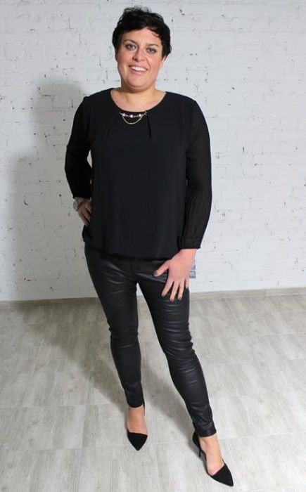 Piękne bluzeczki czerń nowe 44/46