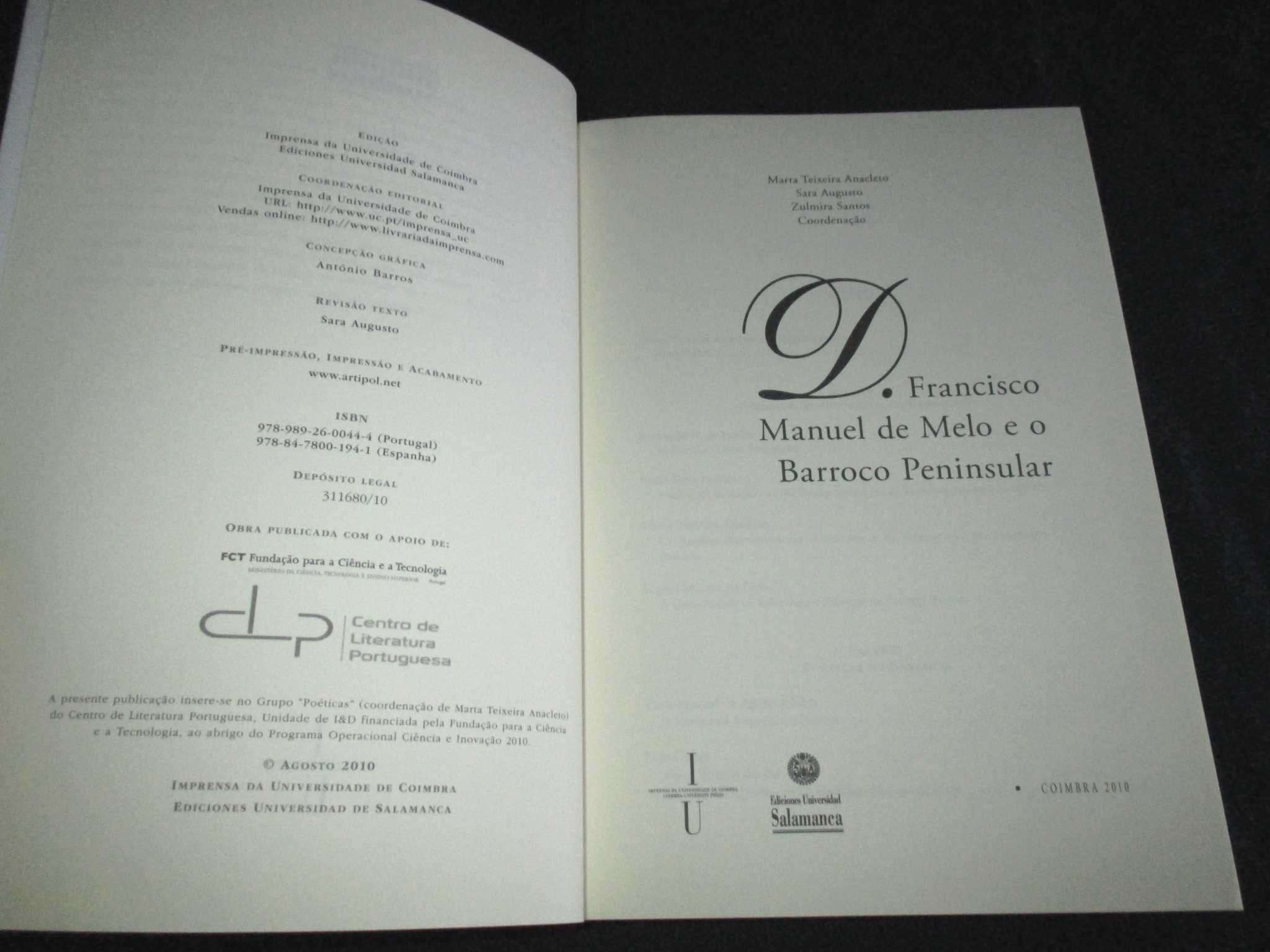 Livro D. Francisco Manuel de Melo e o Barroco Peninsular