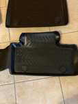 Conjunto de tapetes de borracha de design 3D, para Renault Captur
