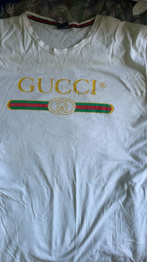 Biala koszulka Gucci